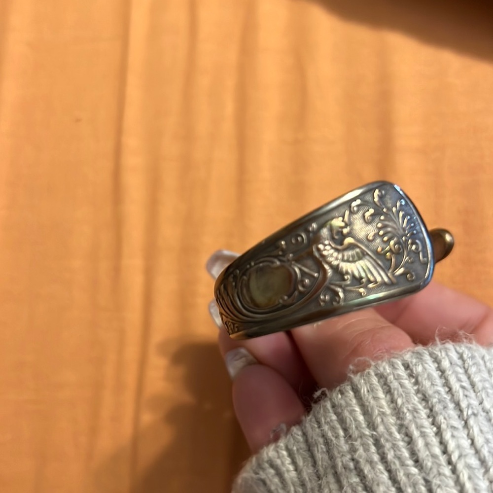 Sterling silver spoon bracelet
